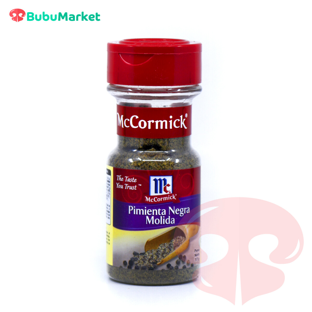PIMIENTA NEGRA MOLIDA MCCORMICK FRASCO DE 57 GR. PIMIENTA NEGRA MOLIDA MCCORMICK FRASCO DE 57 GR.