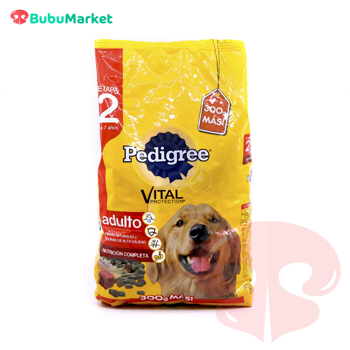 PEDIGREE ADULTO ETAPA 2, DE 1-7 AÑOS BOLSA DE 1 KG. PEDIGREE ADULTO ETAPA 2, DE 1-7 AÑOS BOLSA DE 1 KG.