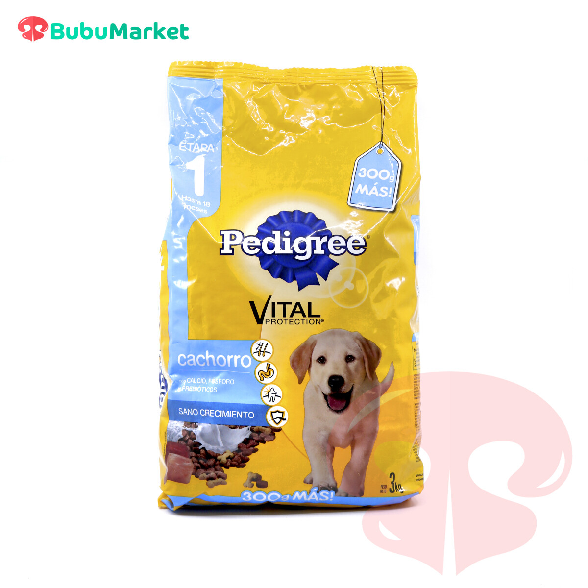 PEDIGREE CACHORRO ETAPA 1 HASTA 18 M. BOLSA DE 1 KG. PEDIGREE CACHORRO ETAPA 1 HASTA 18 M. BOLSA DE 1 KG.