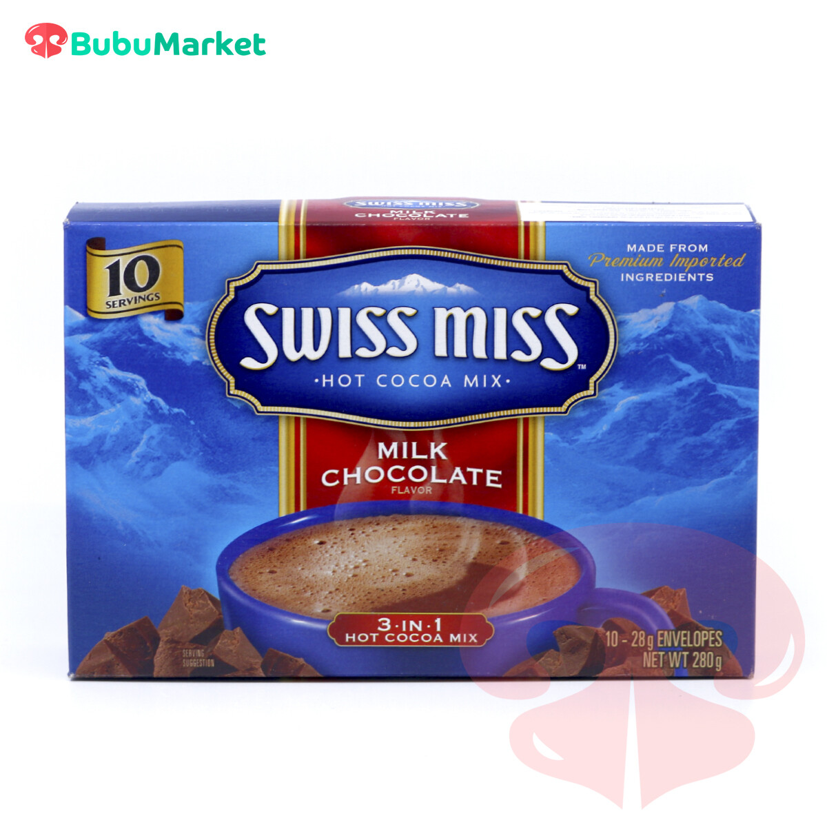 CHOCOLATE CALIENTE SWISS MISS MILK CHOCOLATE 10 U. CHOCOLATE CALIENTE SWISS MISS MILK CHOCOLATE 10 U.