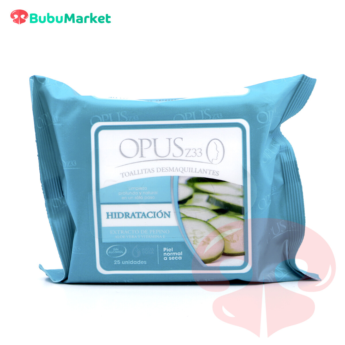 TOALLITAS DESMAQUILLANTES OPUS 33 HIDRATACION PEPINO 25 U. TOALLITAS DESMAQUILLANTES OPUS 33 HIDRATACION PEPINO 25 U.