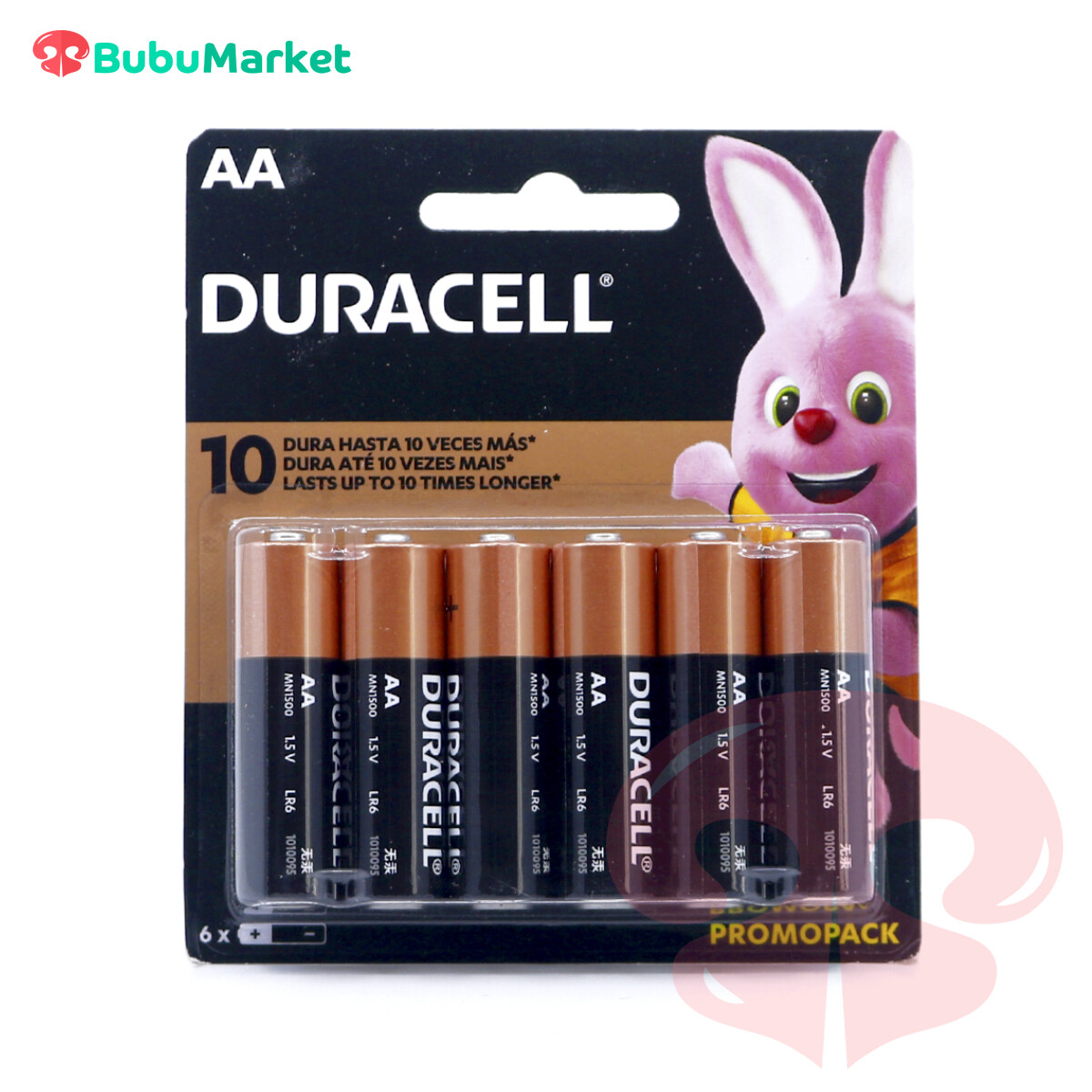 PILAS DURACELL (AA) PACK DE 6 U. PILAS DURACELL (AA) PACK DE 6 U.