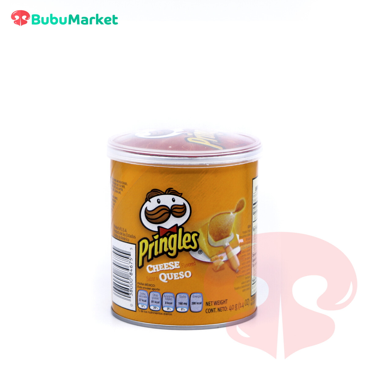 PAPAS PRINGLES QUESO TUBO DE 40 GR. PAPAS PRINGLES QUESO TUBO DE 40 GR.