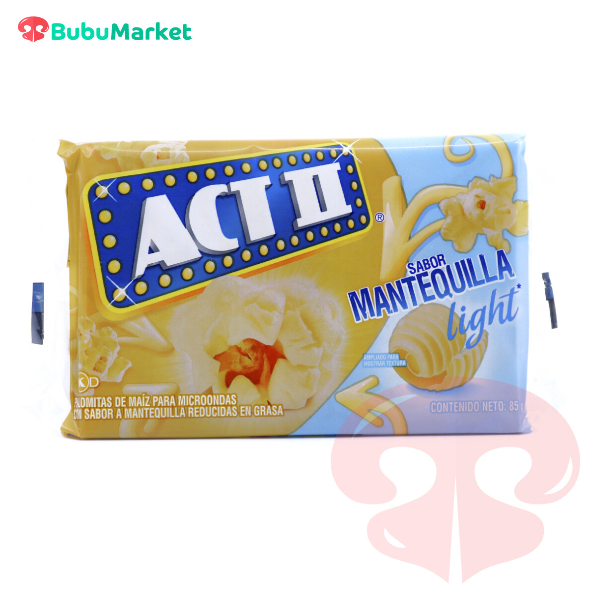 PIPOCAS ACT II SABOR MANTEQUILLA LIGHT 85 GR. PIPOCAS ACT II SABOR MANTEQUILLA LIGHT 85 GR.