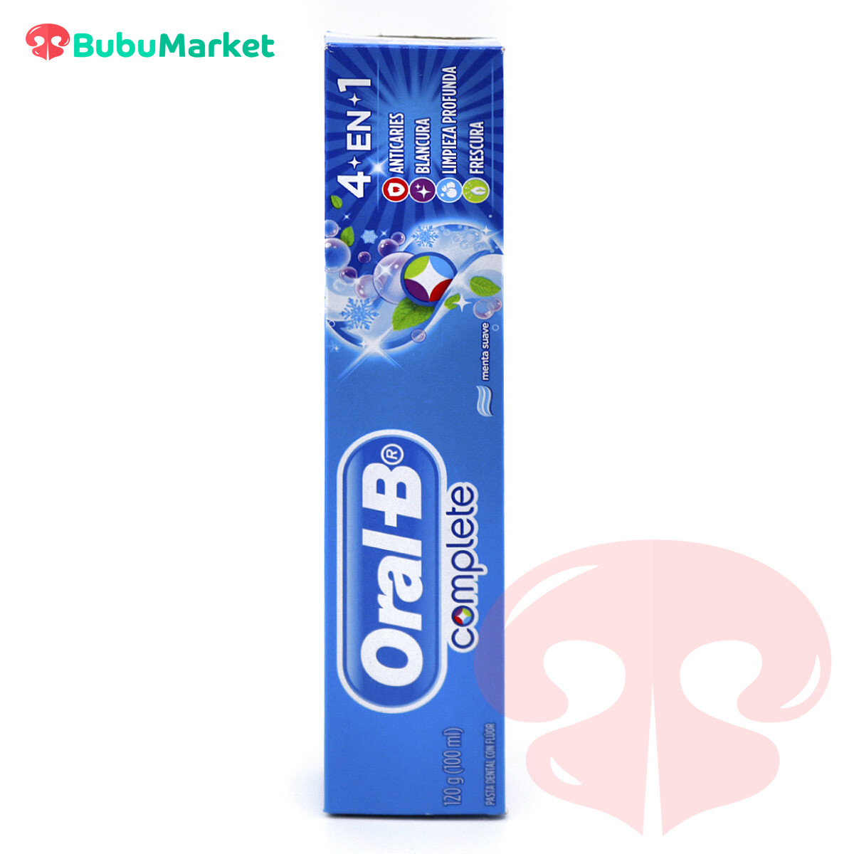 PASTA DENTAL ORAL B COMPLETE 4 EN 1 MENTA SUAVE DE 100 ML. PASTA DENTAL ORAL B COMPLETE 4 EN 1 MENTA SUAVE DE 100 ML.