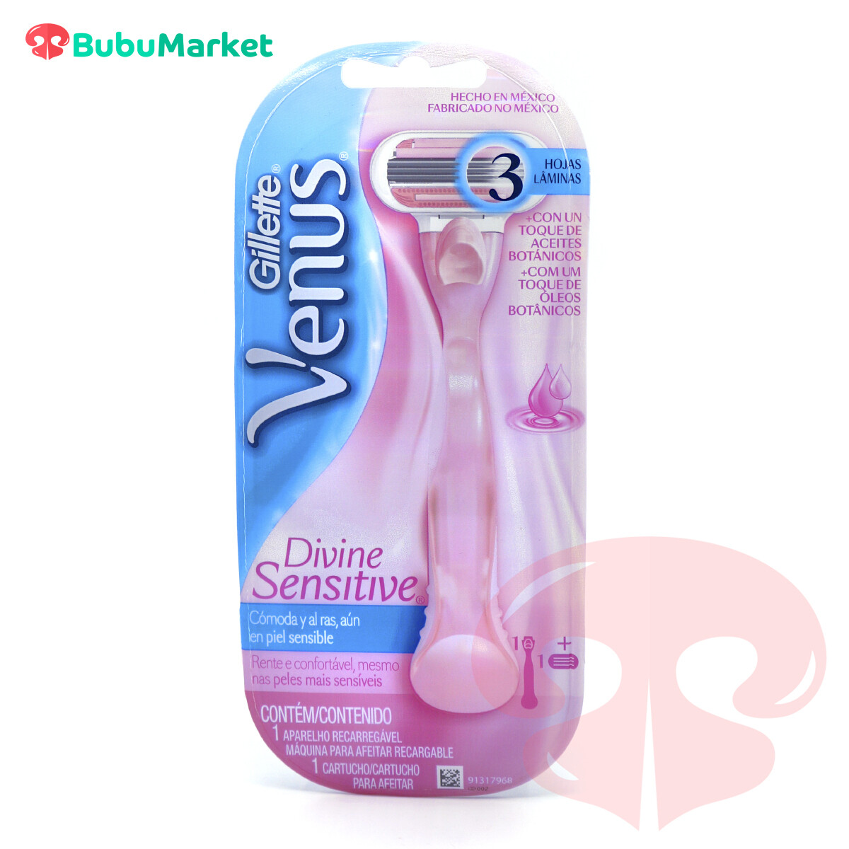 AFEITADORA GILLETTE VENUS DIVINE SENSITIVE MUJER AFEITADORA GILLETTE VENUS DIVINE SENSITIVE MUJER