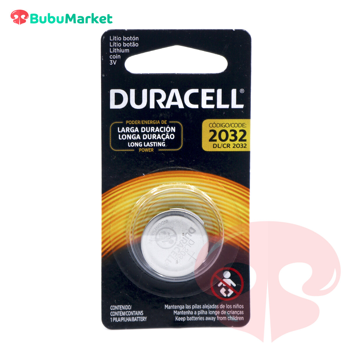 PILAS BATERIAS DURACELL 3V COD. 2032 PILAS BATERIAS DURACELL 3V COD. 2032