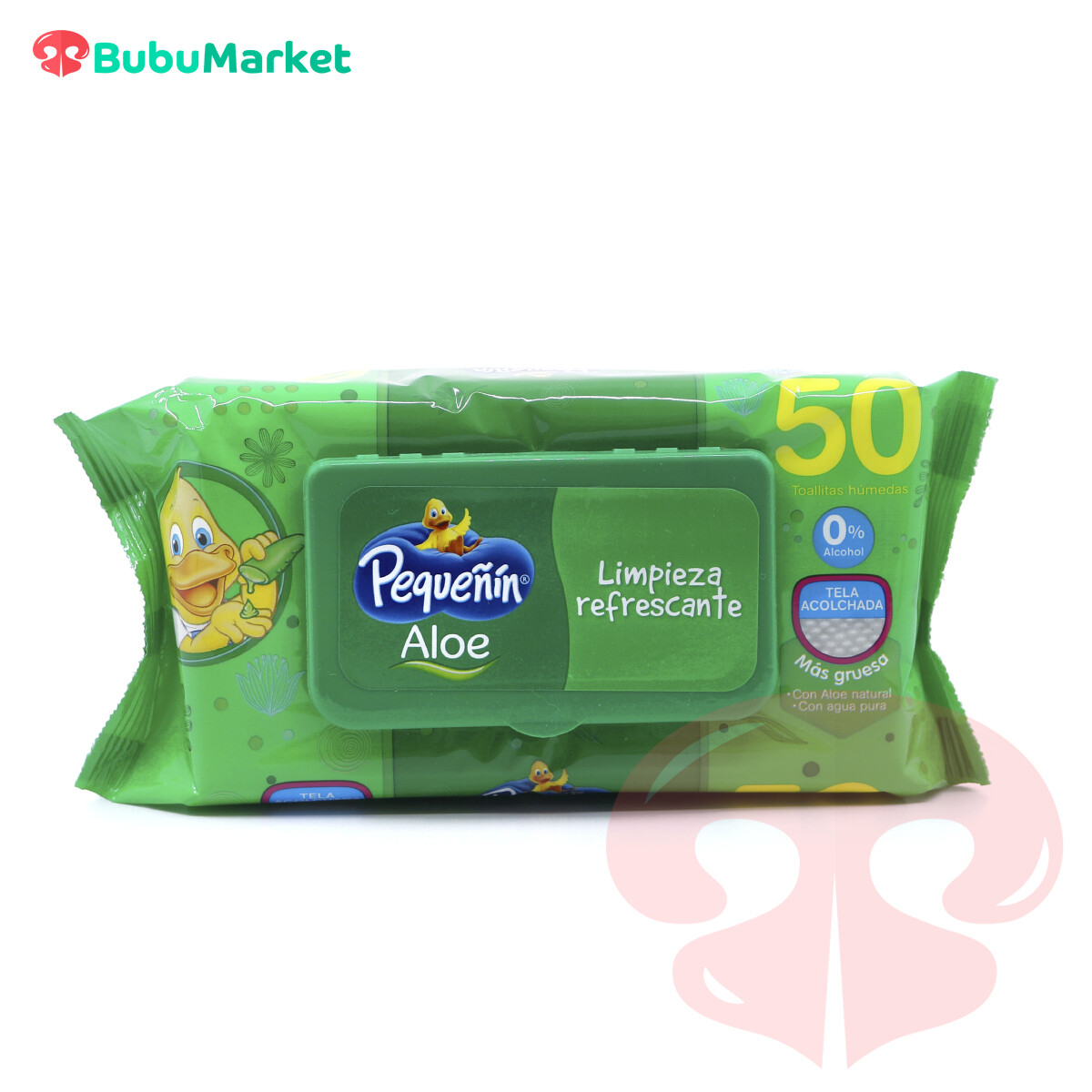TOALLITAS HUMEDAS PEQUEÑIN ALOE DE 50 U. TOALLITAS HUMEDAS PEQUEÑIN ALOE DE 50 U.