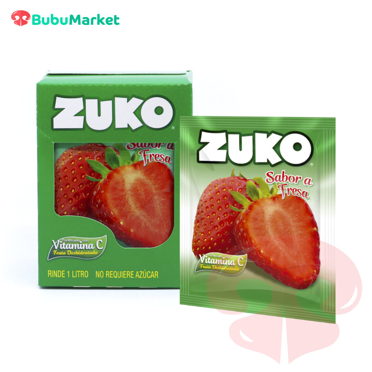 REFRESCO ZUKO FRESA CAJA DE 12 SOBRES DE 25 GR. REFRESCO ZUKO FRESA CAJA DE 12 SOBRES DE 25 GR.