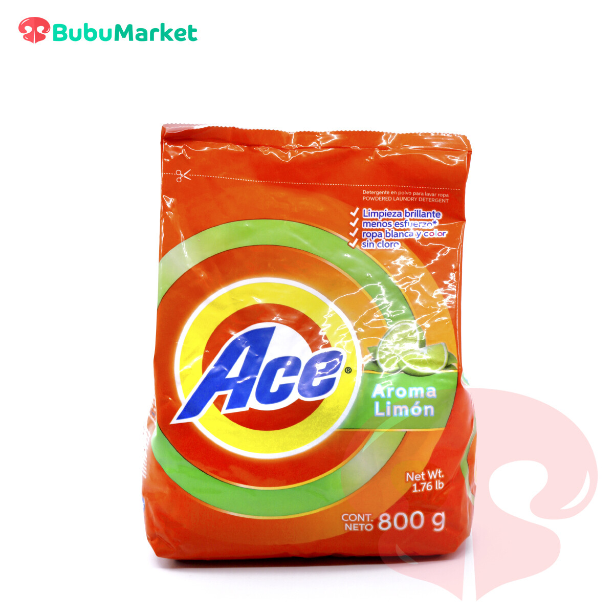 DETERGENTE ACE LIMON 800 GR. DETERGENTE ACE LIMON 800 GR.