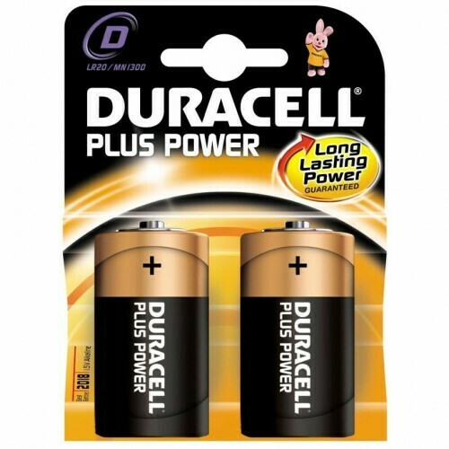 PILAS DURACELL (D) PACK DE 2 U. PILAS DURACELL (D) PACK DE 2 U.