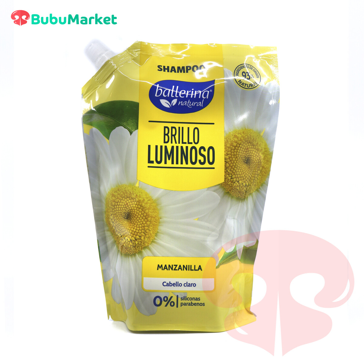SHAMPOO BALLERINA BRILLO LUMINOSO MANZANILLA DOYPACK 900 ML. SHAMPOO BALLERINA BRILLO LUMINOSO MANZANILLA DOYPACK 900 ML.