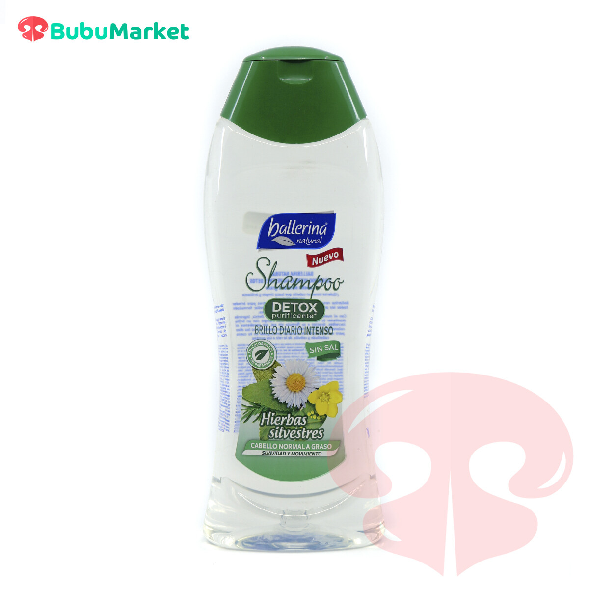 SHAMPOO BALLERINA DETOX HIERBAS SILVESTRES 750 ML. SHAMPOO BALLERINA DETOX HIERBAS SILVESTRES 750 ML.