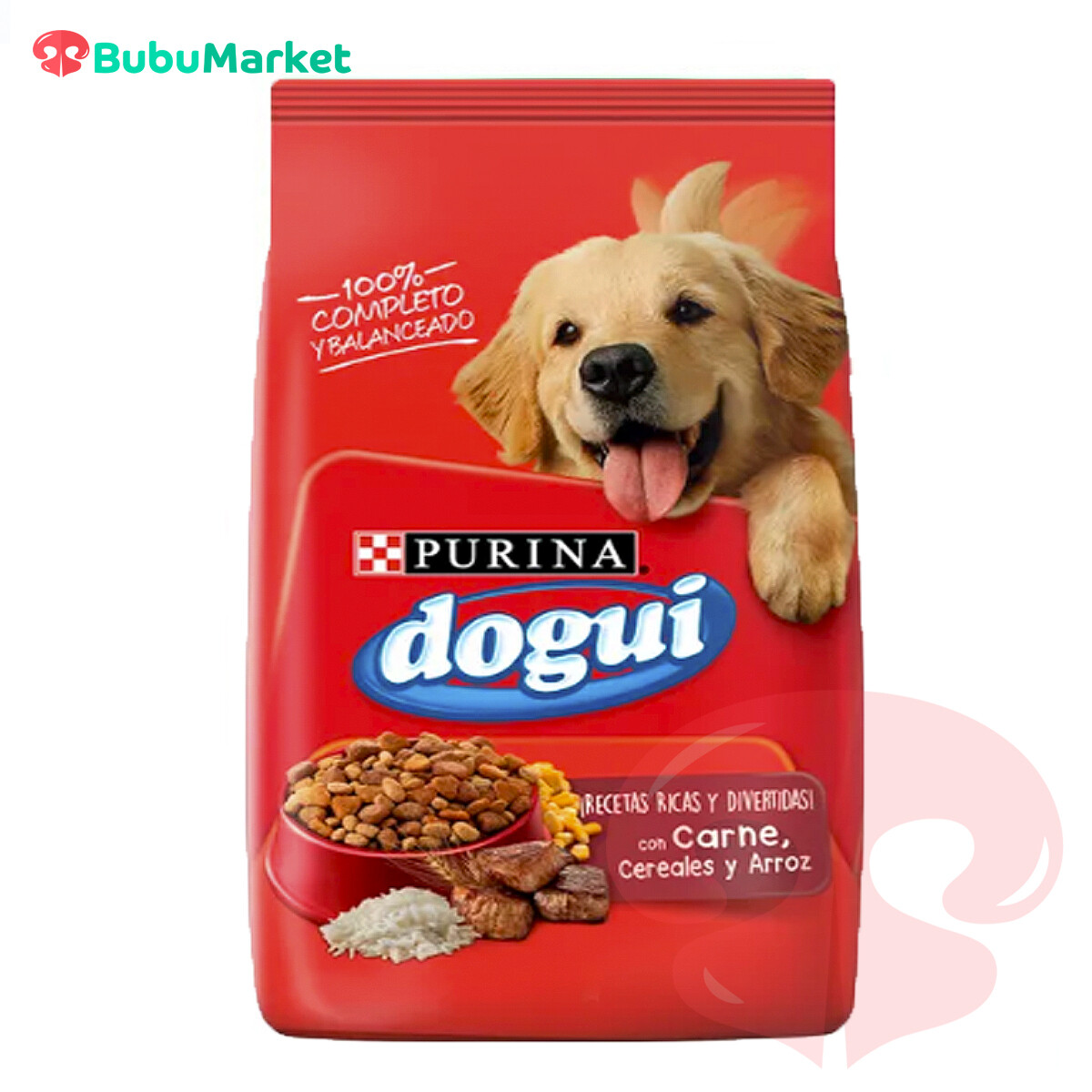 ALIMENTO PARA PERROS PURINA DOGUI CARNE CEREALES Y ARROZ BOLSA DE 1 KILO ALIMENTO PARA PERROS PURINA DOGUI CARNE CEREALES Y ARROZ BOLSA DE 1 KILO