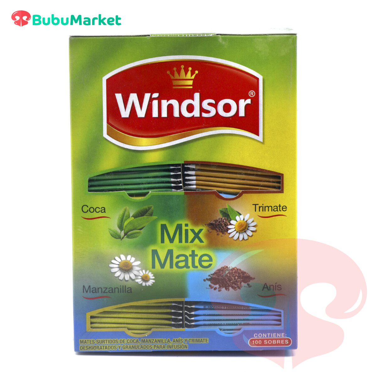 MIX MATE WINDSOR CAJA DE 100 U. MIX MATE WINDSOR CAJA DE 100 U.