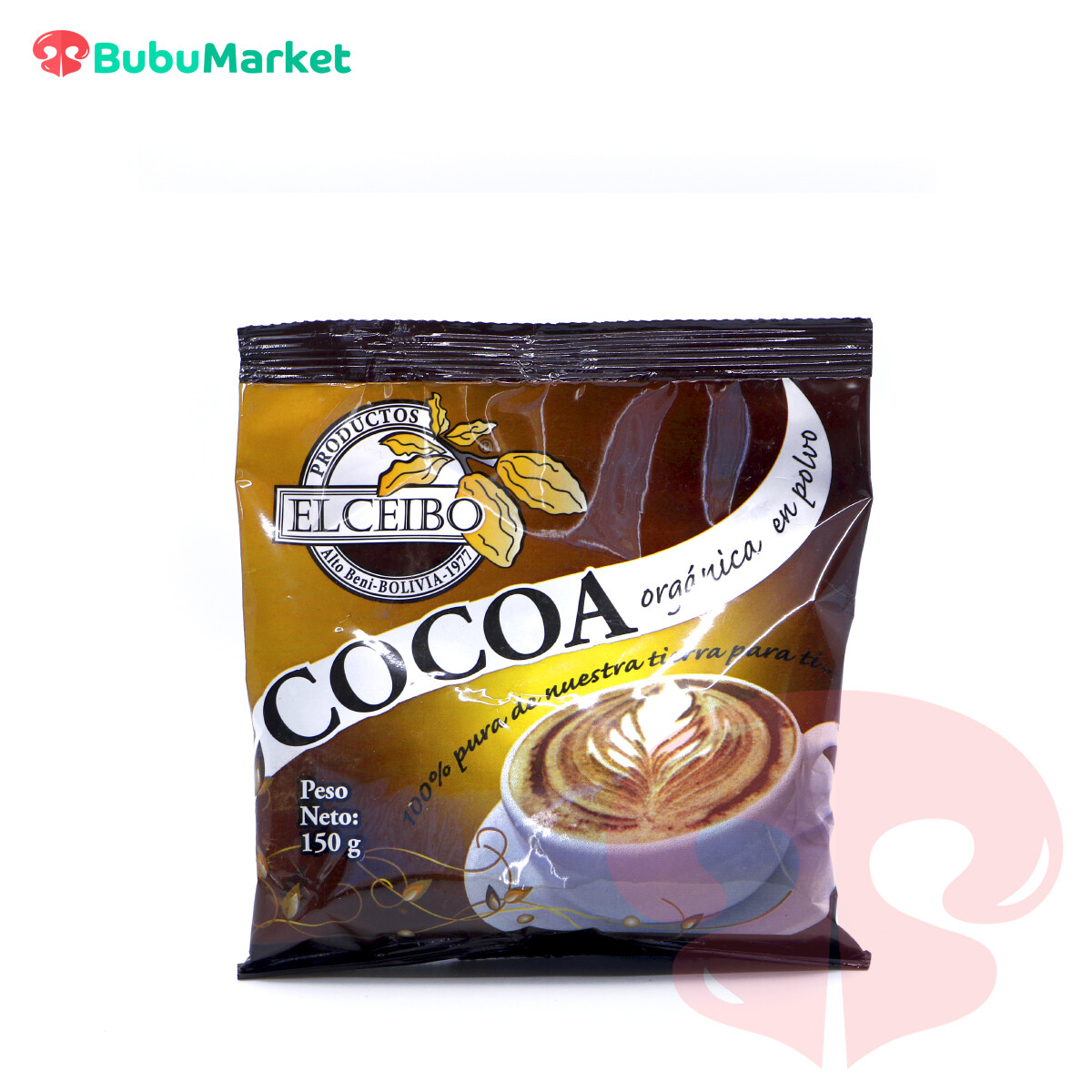 COCOA ORGANICA EL CEIBO BOLSA DE 150 GR. COCOA ORGANICA EL CEIBO BOLSA DE 150 GR.