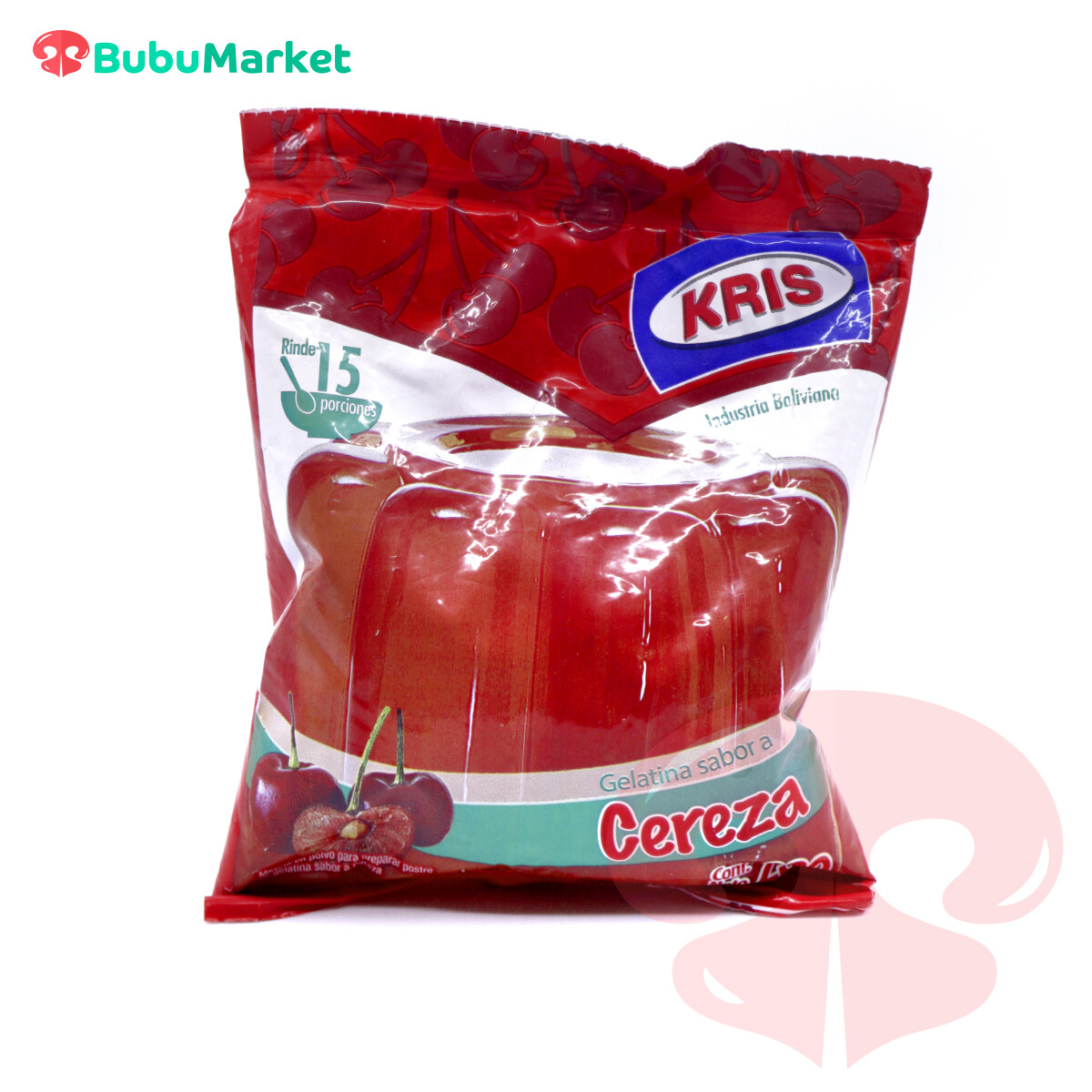 GELATINA KRIS SABOR CEREZA BOLSA DE 230 GR. GELATINA KRIS SABOR CEREZA BOLSA DE 230 GR.