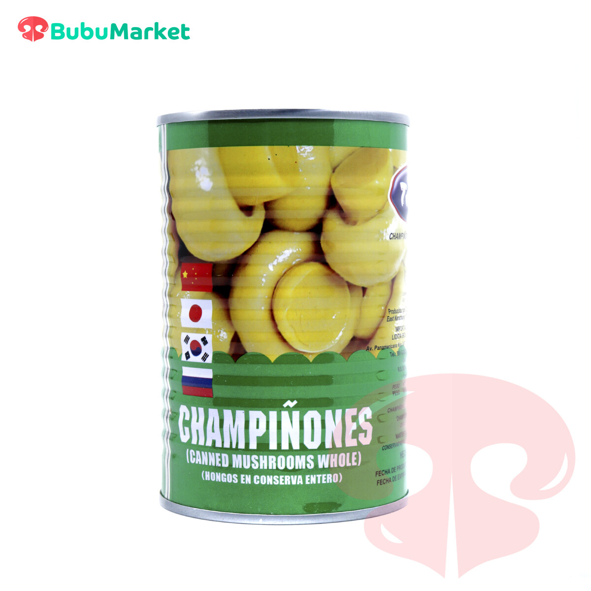 CHAMPIÑONES TAN EN LATA DE 425 GR. CHAMPIÑONES TAN EN LATA DE 425 GR.