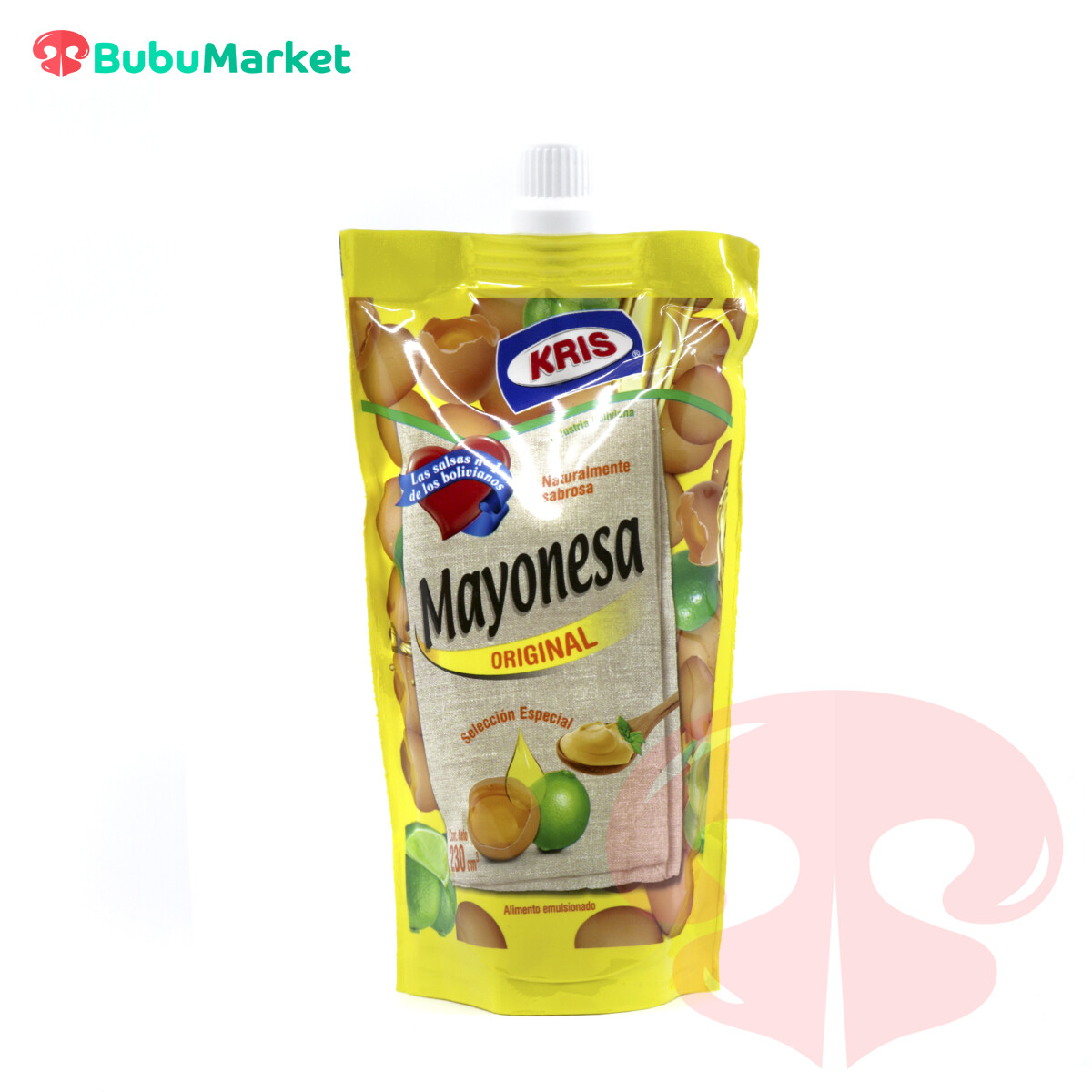 MAYONESA ORIGINAL KRIS DOYPACK DE 230 ML. MAYONESA ORIGINAL KRIS DOYPACK DE 230 ML.