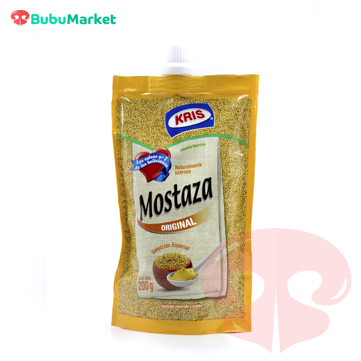 MOSTAZA ORIGINAL KRIS DOYPACK DE 200 GR. MOSTAZA ORIGINAL KRIS DOYPACK DE 200 GR.