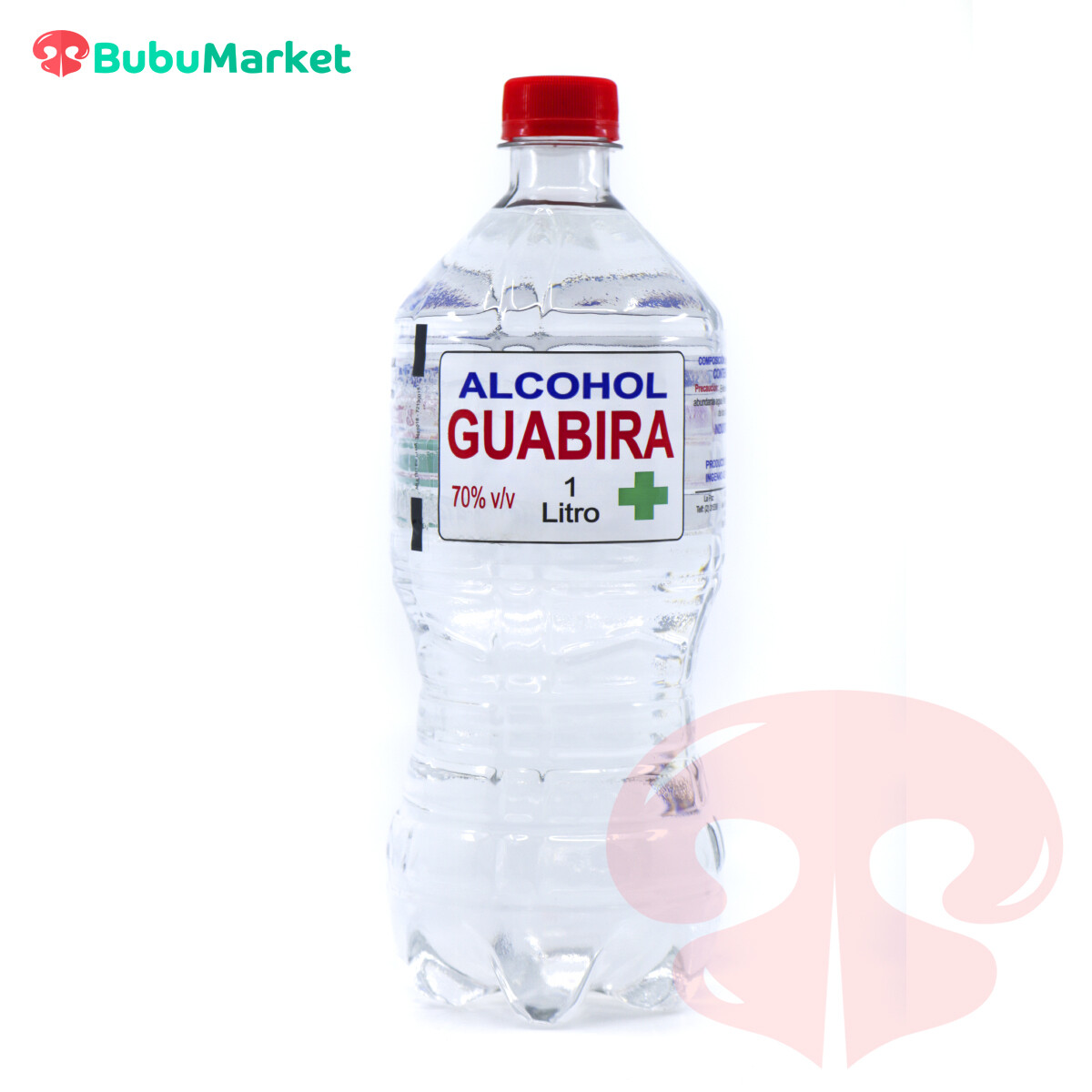 ALCOHOL GUABIRA DESINFECTANTE 70% BOTELLA DE 1 LITRO. ALCOHOL GUABIRA DESINFECTANTE 70% BOTELLA DE 1 LITRO.