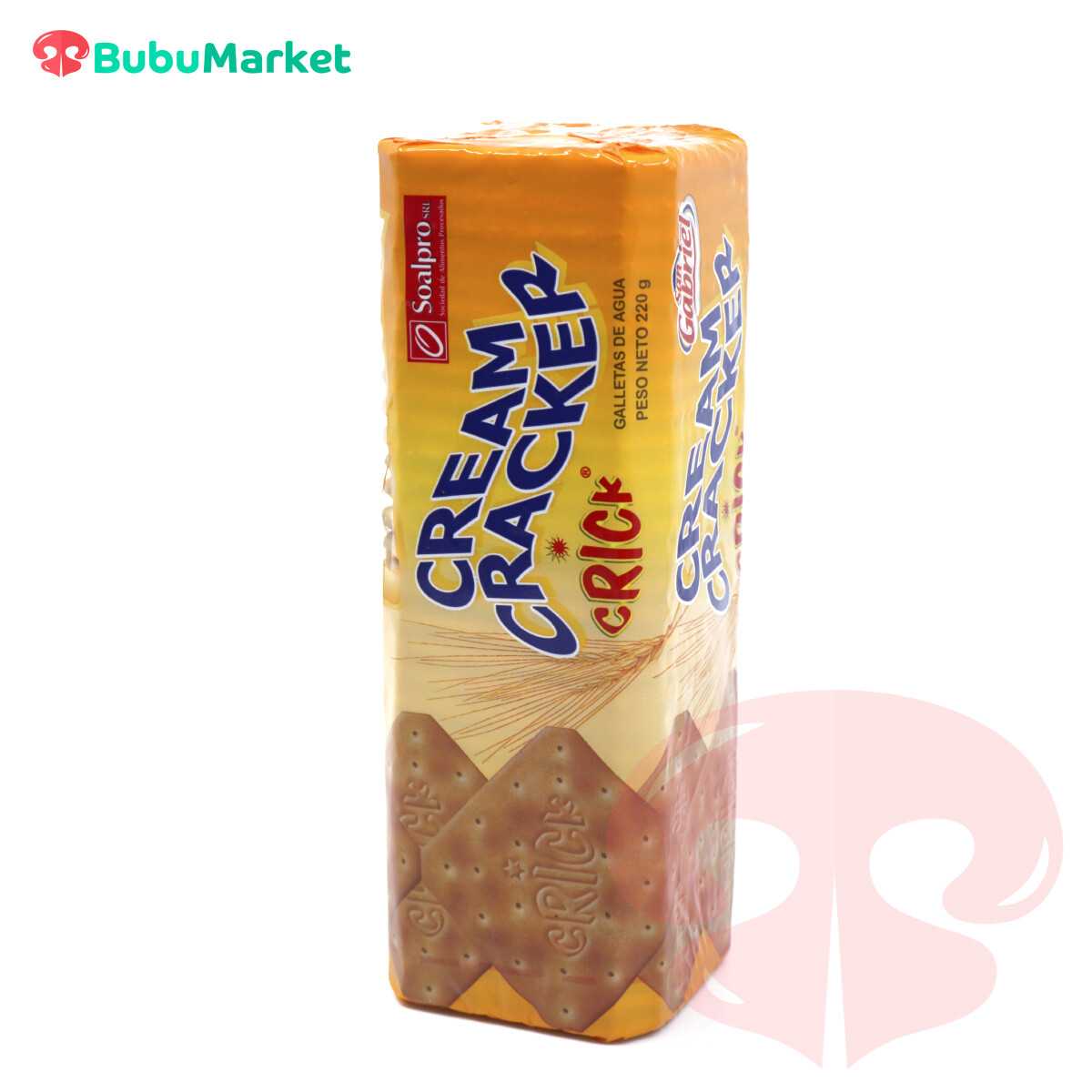 GALLETAS DE AGUA SAN GABRIEL CRICK CREAM CRACKER DE 220 GR. GALLETAS DE AGUA SAN GABRIEL CRICK CREAM CRACKER DE 220 GR.