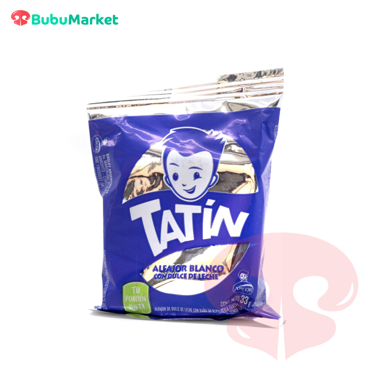 ALFAJOR ARCOR BLANCO CON DULCE DE LECHE TATIN 33 GR. ALFAJOR ARCOR BLANCO CON DULCE DE LECHE TATIN 33 GR.