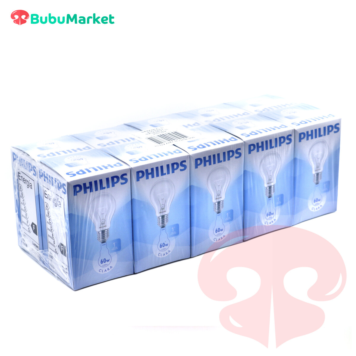 FOCO PHILIPS 100 W. PACK DE 10 U. FOCO PHILIPS 100 W. PACK DE 10 U.