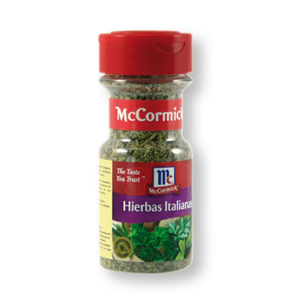 HIERBAS ITALIANAS MCCORMICK FRASCO DE 18 GR. HIERBAS ITALIANAS MCCORMICK FRASCO DE 18 GR.