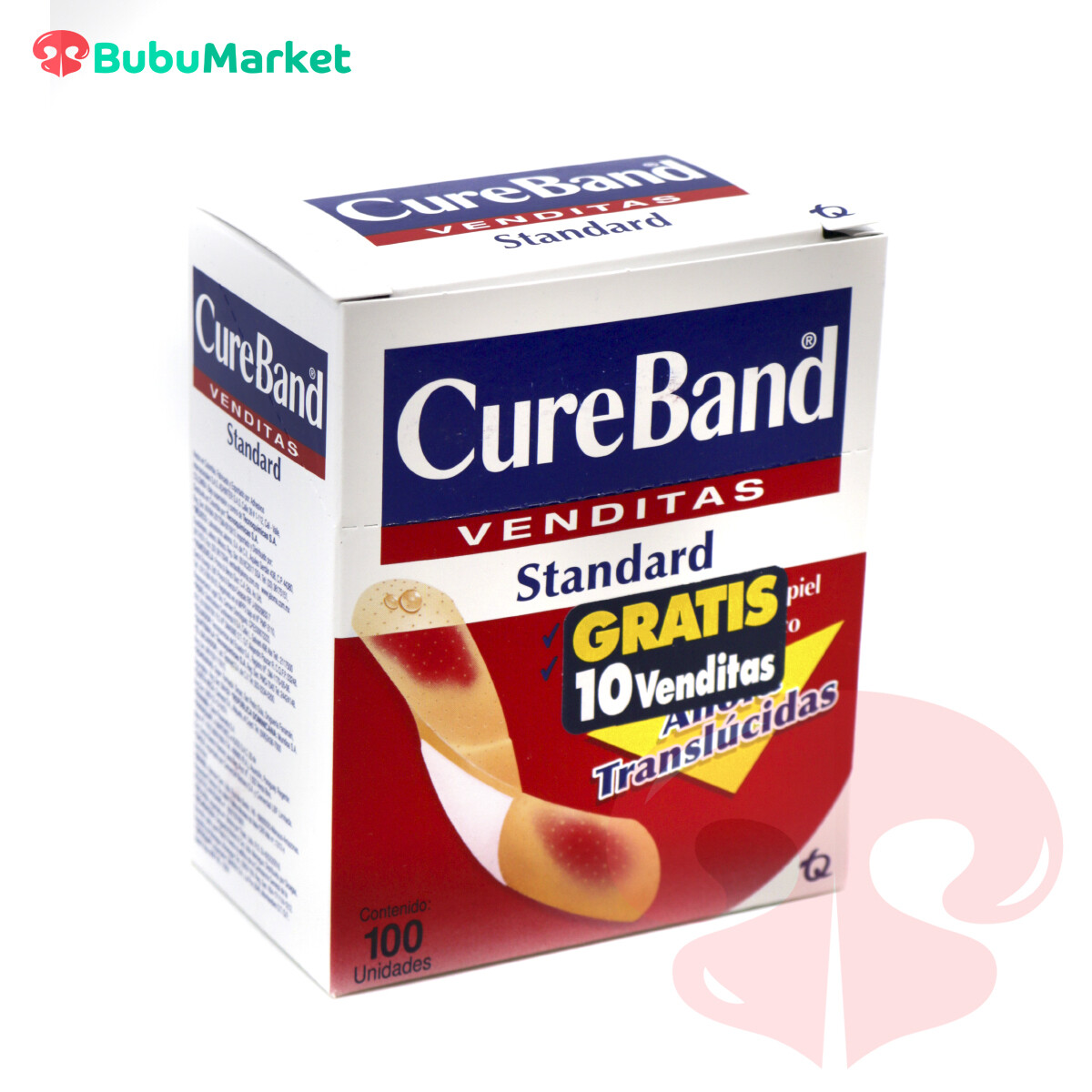 VENDITAS STANDARD CUREBAND CAJITA DE 100 U. VENDITAS STANDARD CUREBAND CAJITA DE 100 U.