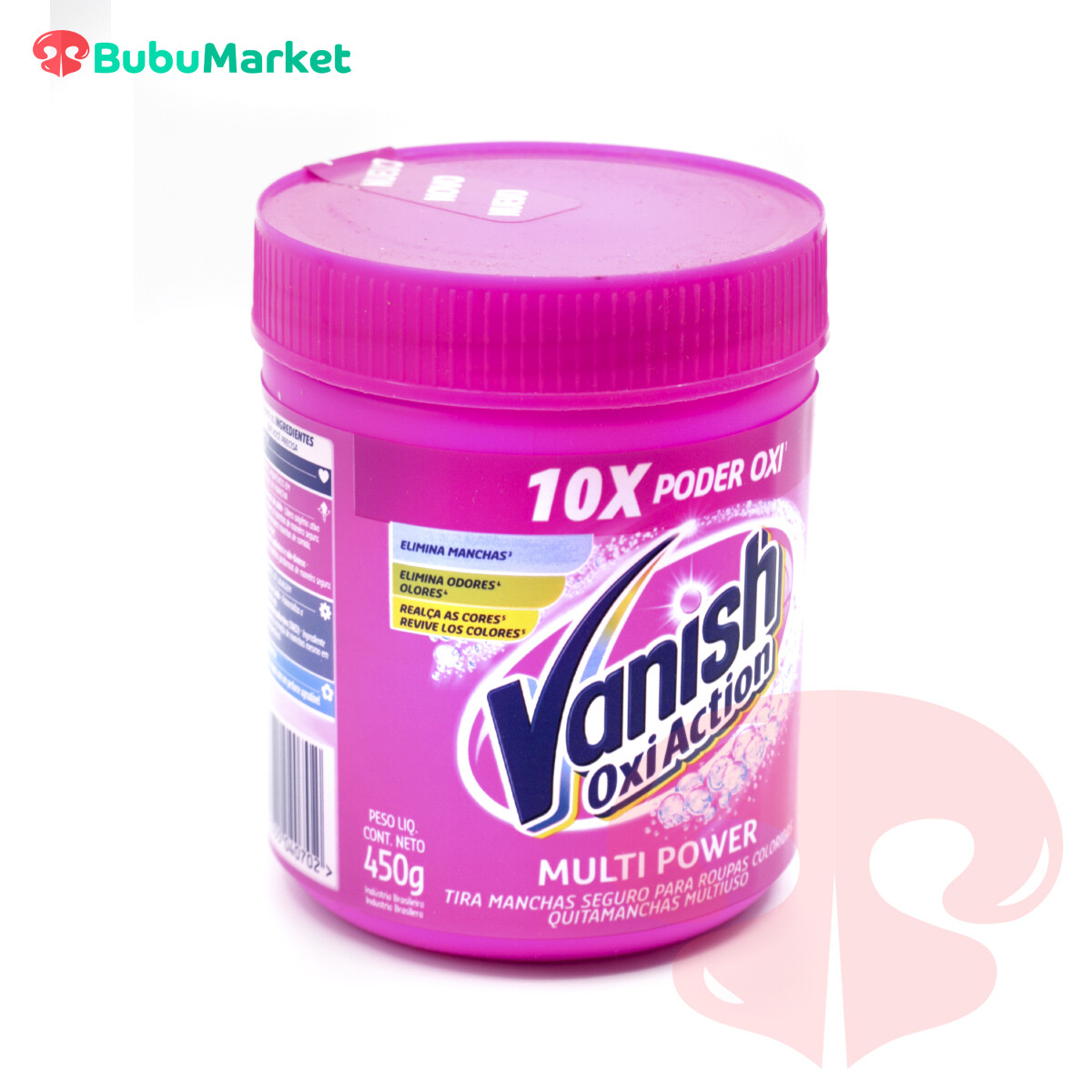 QUITAMANCHAS VANISH POLVO POTE DE 450 GR. OXI ACTION MULTI POWER QUITAMANCHAS VANISH POLVO POTE DE 450 GR. OXI ACTION MULTI POWER