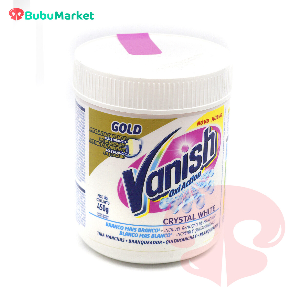QUITAMANCHAS VANISH POLVO POTE DE 450 GR. CRYSTAL WHITE MULTI POWER QUITAMANCHAS VANISH POLVO POTE DE 450 GR. CRYSTAL WHITE MULTI POWER