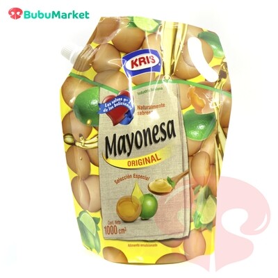 MAYONESA ORIGINAL KRIS DOYPACK DE 1000 ML. MAYONESA ORIGINAL KRIS DOYPACK DE 1000 ML.