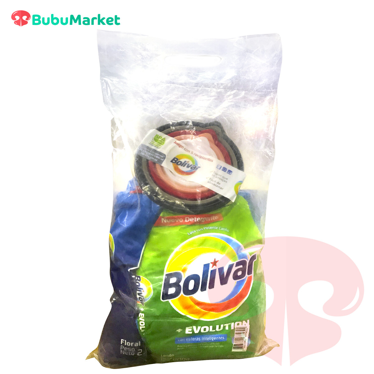 PACK DETERGENTE BOLIVAR CON TAPPER 5 EN 1 PACK DETERGENTE BOLIVAR CON TAPPER 5 EN 1