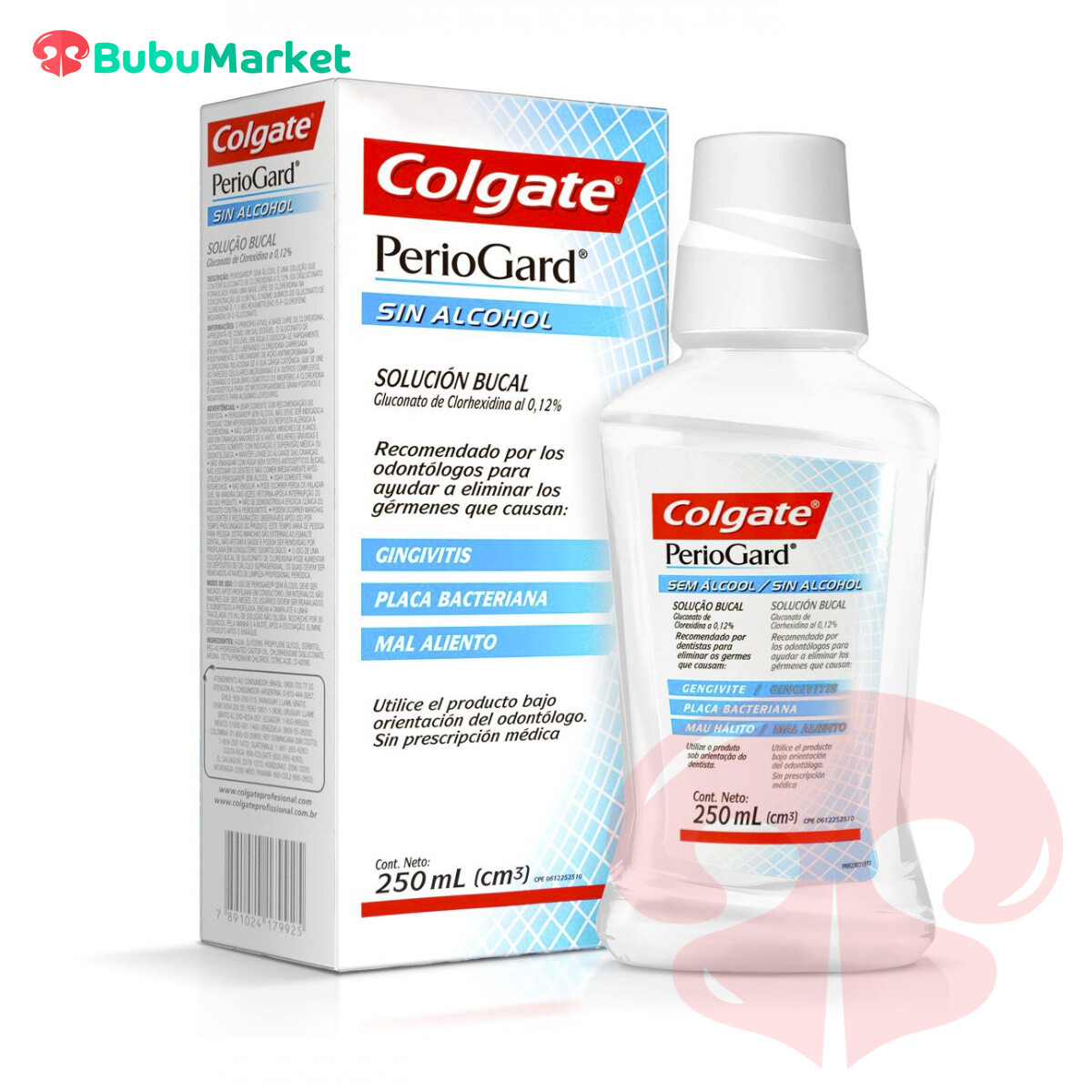 COLGATE PERIOGARD ENJUAGUE BUCAL LIBRE DE ALCOHOL 250 ML. COLGATE PERIOGARD ENJUAGUE BUCAL LIBRE DE ALCOHOL 250 ML.