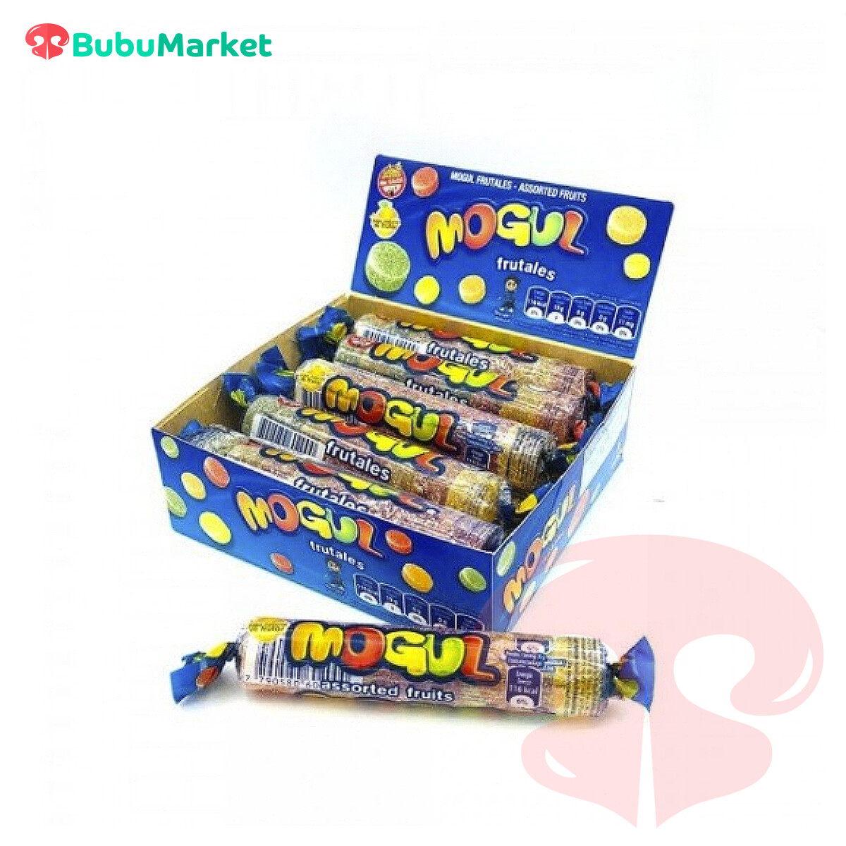 MOGUL CARAMELOS FRUTALES EN BARRA, CAJA DE 12 U. MOGUL CARAMELOS FRUTALES EN BARRA, CAJA DE 12 U.