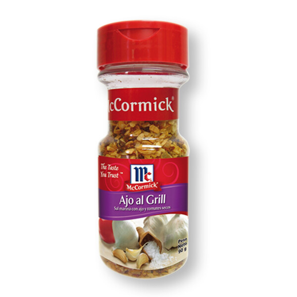 AJO AL GRILL MCCORMICK FRASCO DE 90 GR. AJO AL GRILL MCCORMICK FRASCO DE 90 GR.