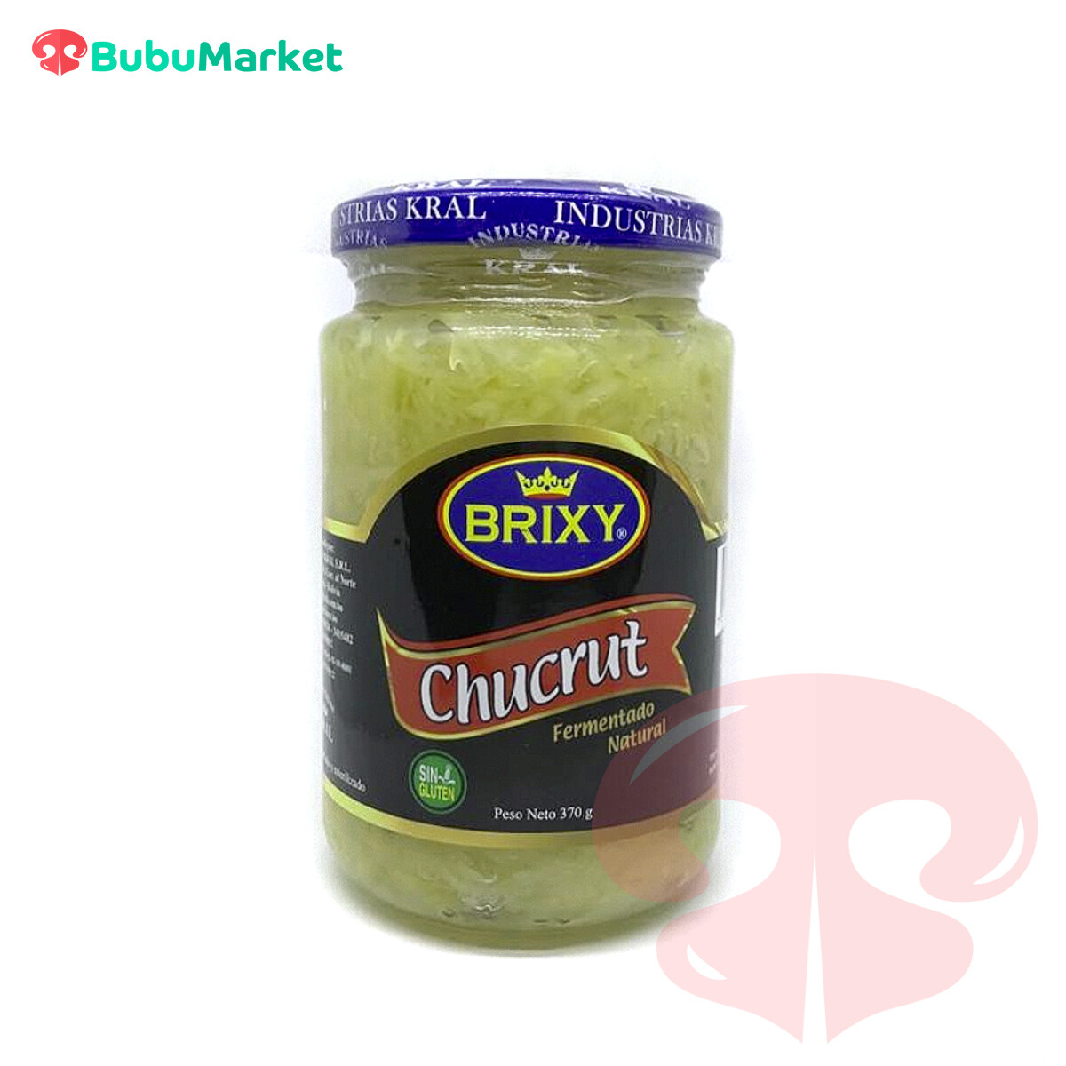CHUCRUT FERMENTADO NATURAL BRIXY DE 370 GR. CHUCRUT FERMENTADO NATURAL BRIXY DE 370 GR.