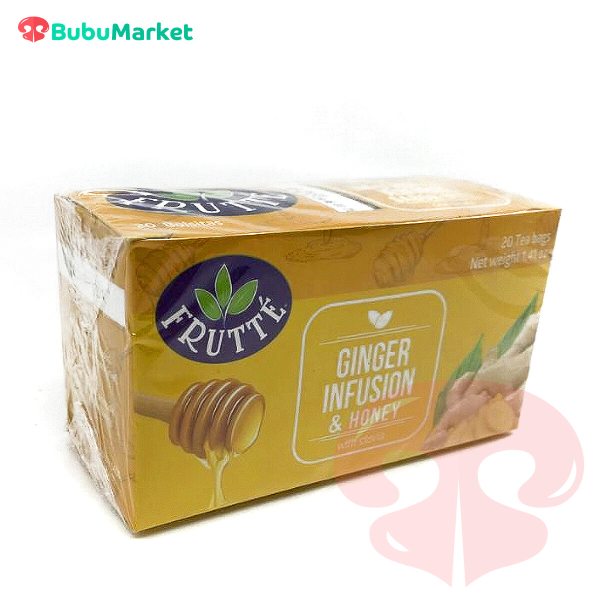 INFUSIÓN DE JENGIBRE SABOR MIEL CON STEVIA FRUTTE CAJITA DE 20 BOLSITAS INFUSIÓN DE JENGIBRE SABOR MIEL CON STEVIA FRUTTE CAJITA DE 20 BOLSITAS