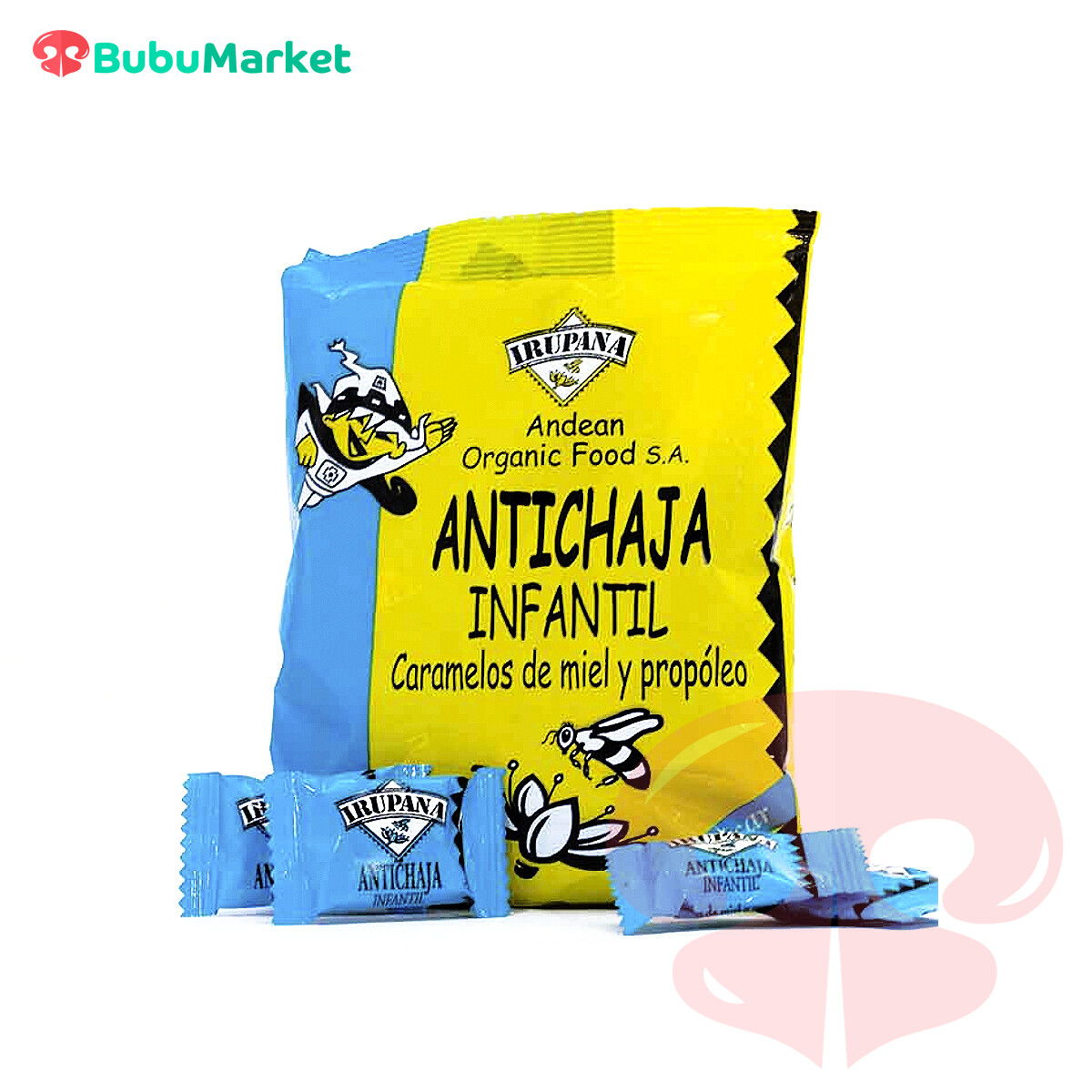 CARAMELOS IRUPANA ANTICHAJA MIEL Y PROPÓLEO INFANTIL 100 GR. CARAMELOS IRUPANA ANTICHAJA MIEL Y PROPÓLEO INFANTIL 100 GR.