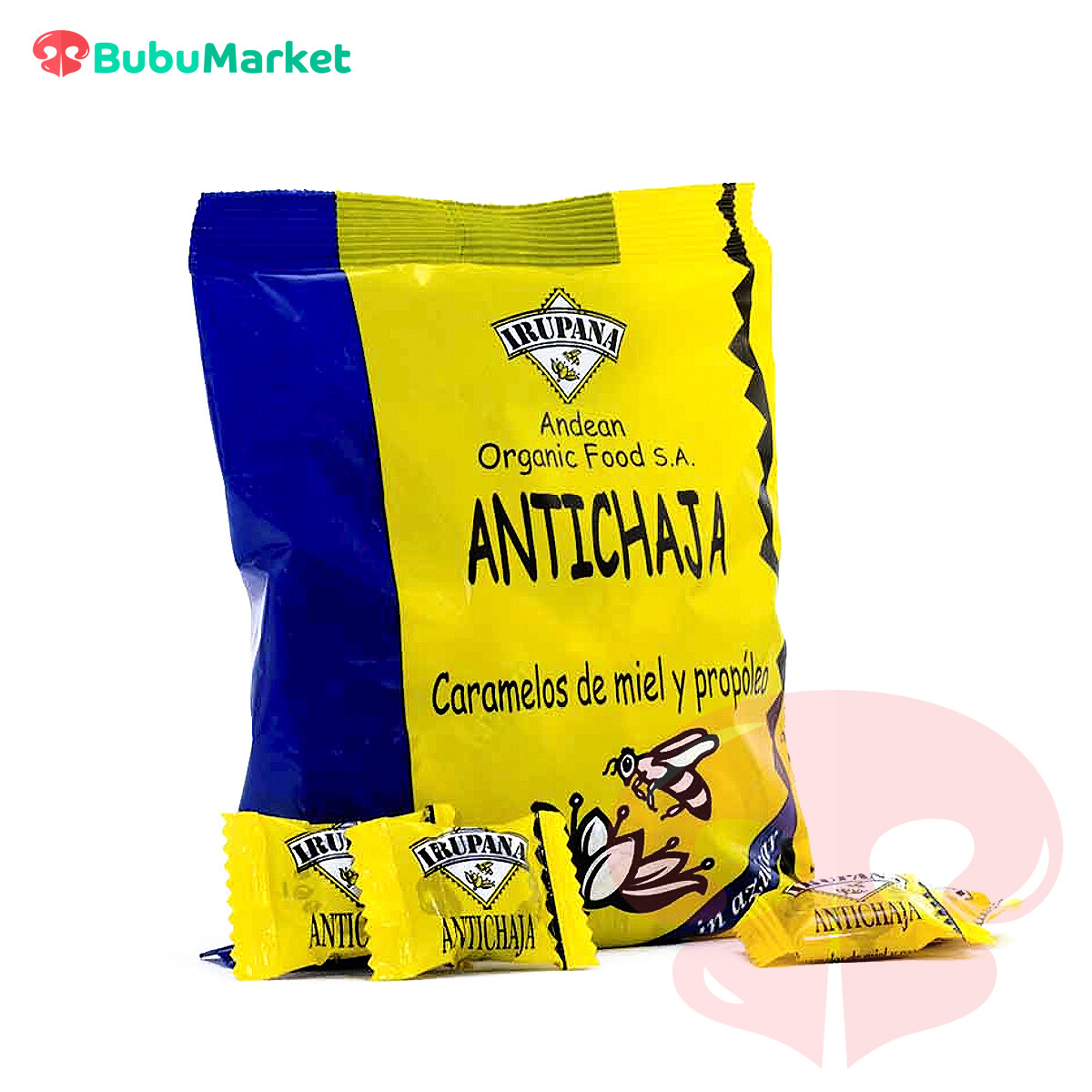 CARAMELOS IRUPANA ANTICHAJA MIEL Y PROPOLEO 100 GR. CARAMELOS IRUPANA ANTICHAJA MIEL Y PROPOLEO 100 GR.
