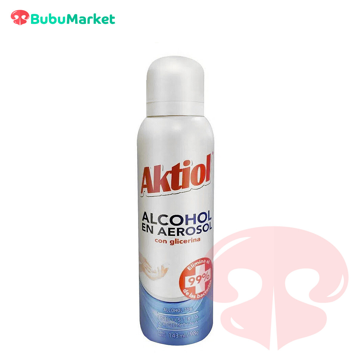 AKTIOL ALCOHOL SANITIZANTE DE MANOS EN SPRAY CON GLISERINA - ALCOHOL AL 70% 143 ML. AKTIOL ALCOHOL SANITIZANTE DE MANOS EN SPRAY CON GLISERINA - ALCOHOL AL 70% 143 ML.
