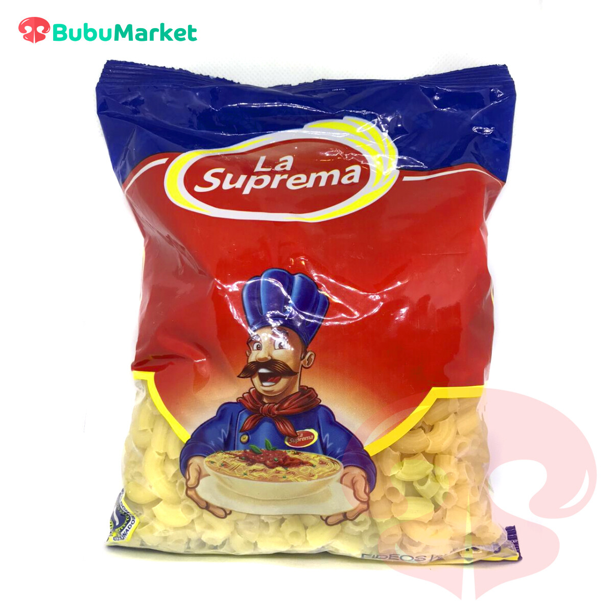 FIDEOS LA SUPREMA TUBITO CORTO DE 400 GR. FIDEOS LA SUPREMA TUBITO CORTO DE 400 GR.
