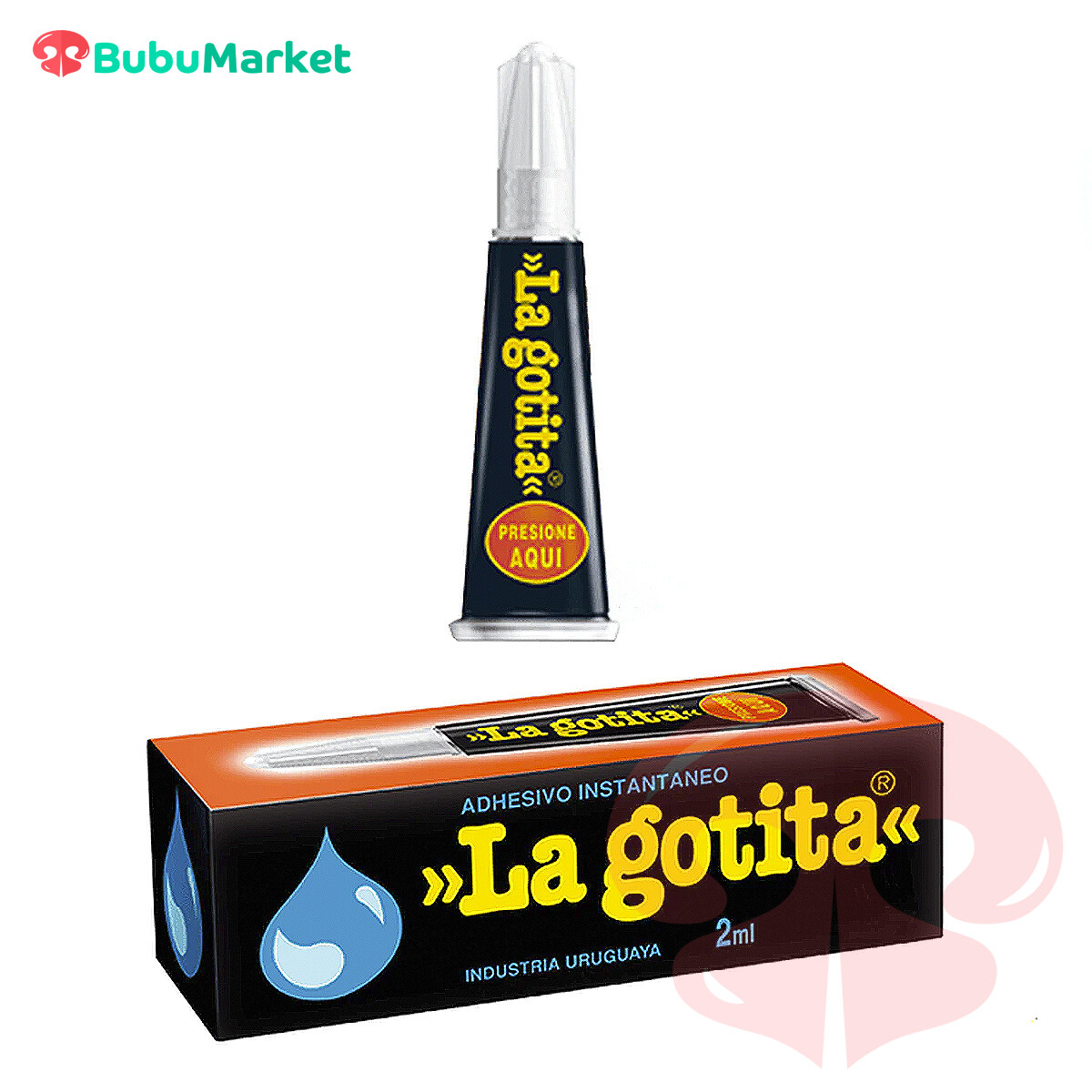 PEGAMENTO INSTANTANEO LIQUIDO LA GOTITA 2 ML. PEGAMENTO INSTANTANEO LIQUIDO LA GOTITA 2 ML.
