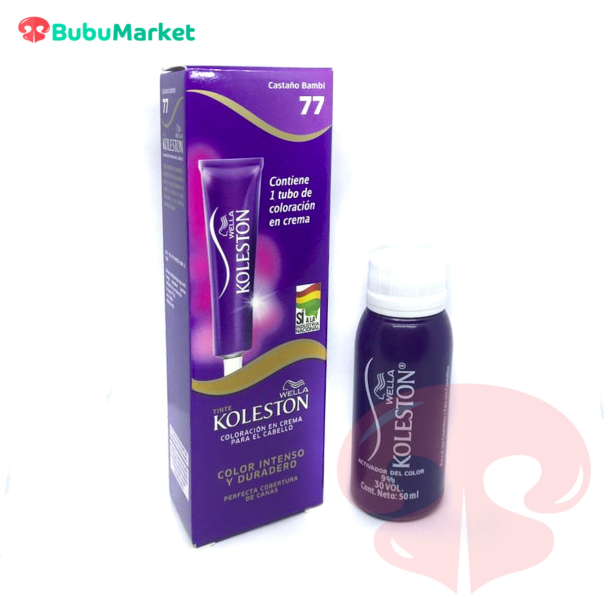 TINTE KOLESTON WELLA - CASTAÑO BAMBI 77 TINTE KOLESTON WELLA - CASTAÑO BAMBI 77