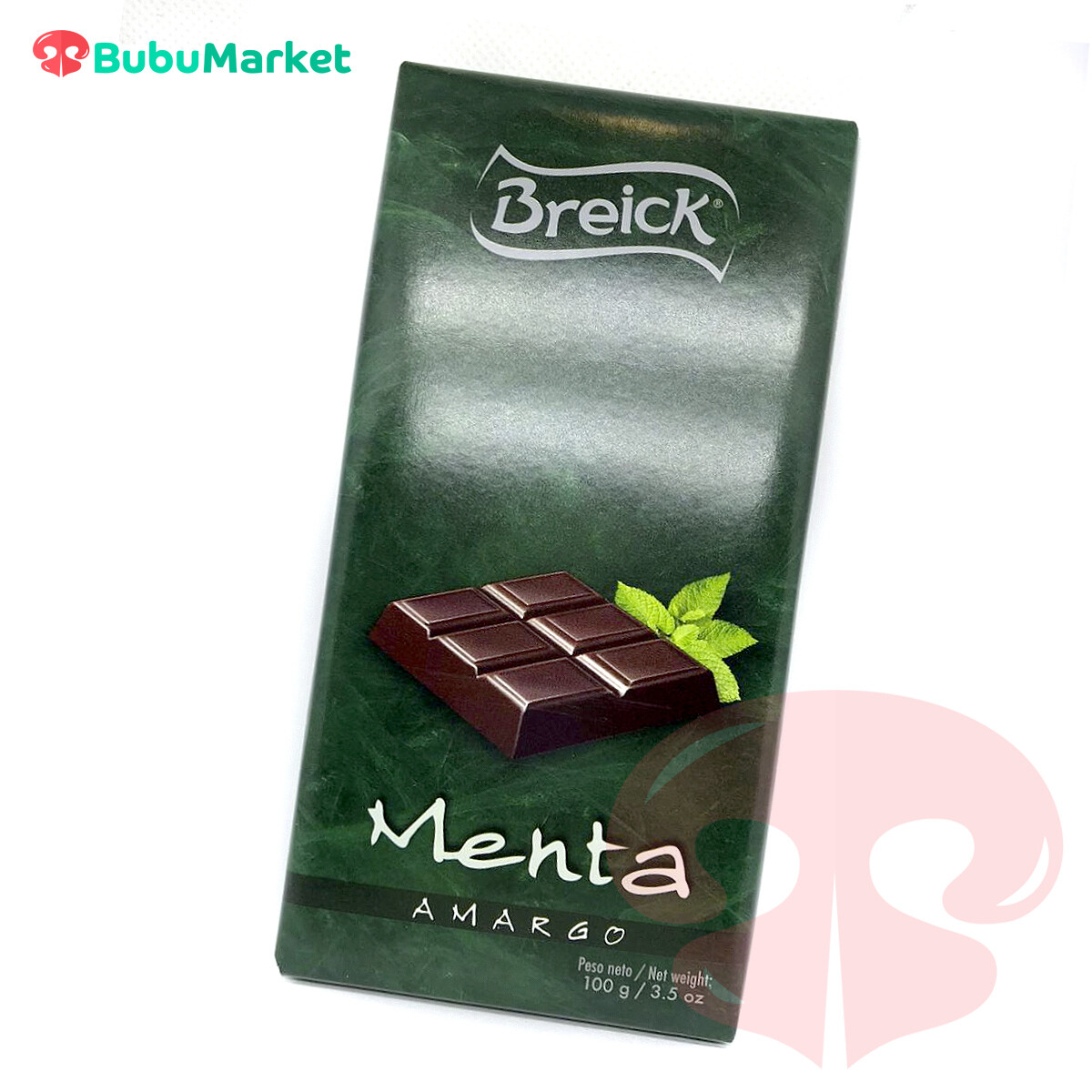 CHOCOLATE MENTA AMARGO BREICK TABLETA 100 GR. CHOCOLATE MENTA AMARGO BREICK TABLETA 100 GR.