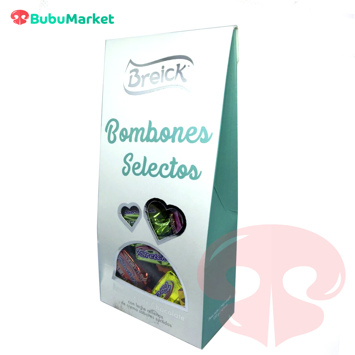 BOMBONES SELECTOS RELLENOS DE CREMA BREICK CAJA PIRAMIDA130 GR. BOMBONES SELECTOS RELLENOS DE CREMA BREICK CAJA PIRAMIDA130 GR.