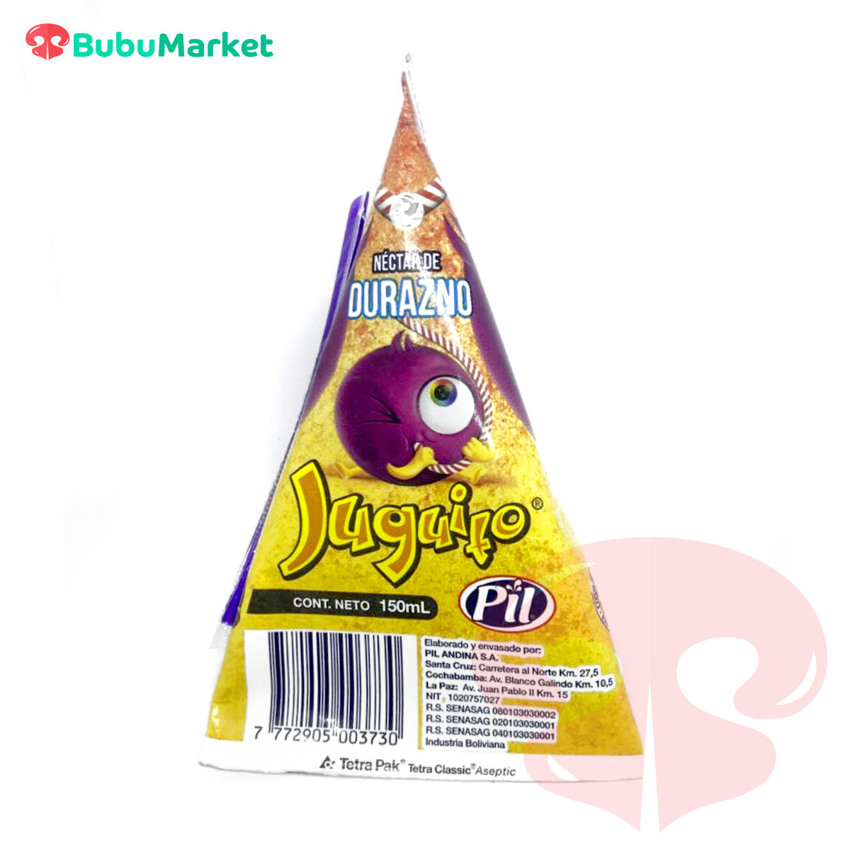 NECTAR DE DURAZNO JUGUITO PIL 150 ML. NECTAR DE DURAZNO JUGUITO PIL 150 ML.