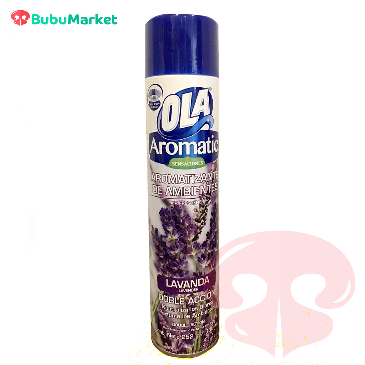 AROMATIZANTE DE AMBIENTES OLA AROMATIC LAVANDA DE 300 ML. AROMATIZANTE DE AMBIENTES OLA AROMATIC LAVANDA DE 300 ML.