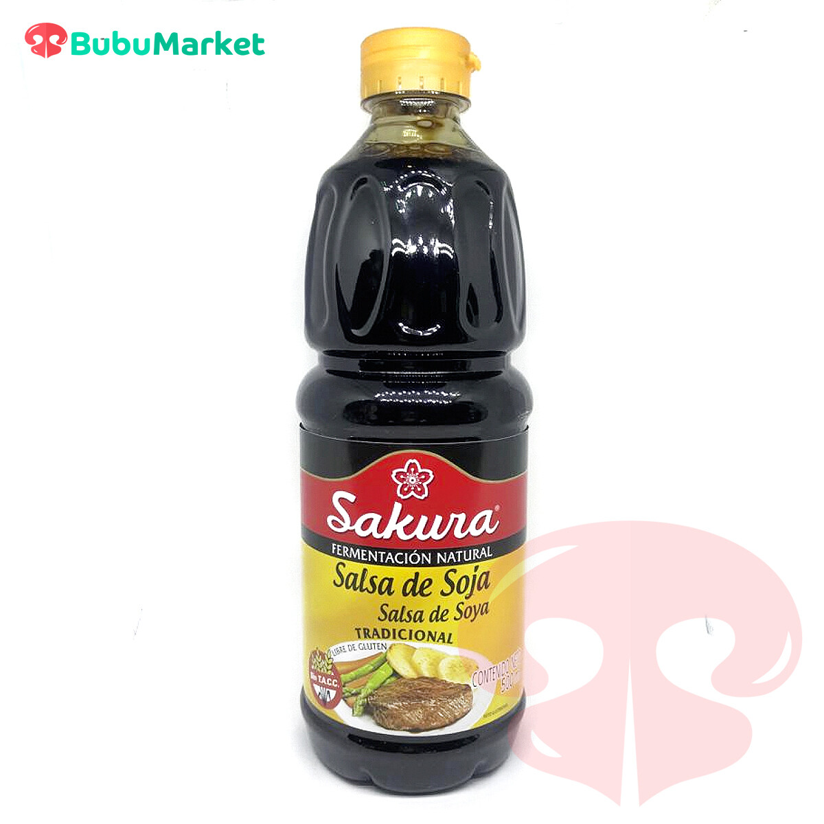 SALSA DE SOYA SAKURA TRADICIONAL 500 ML. SALSA DE SOYA SAKURA TRADICIONAL 500 ML.